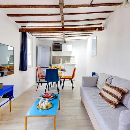 Апартаменты Bnbnova - 1br - Montorgueil & Le Marais *